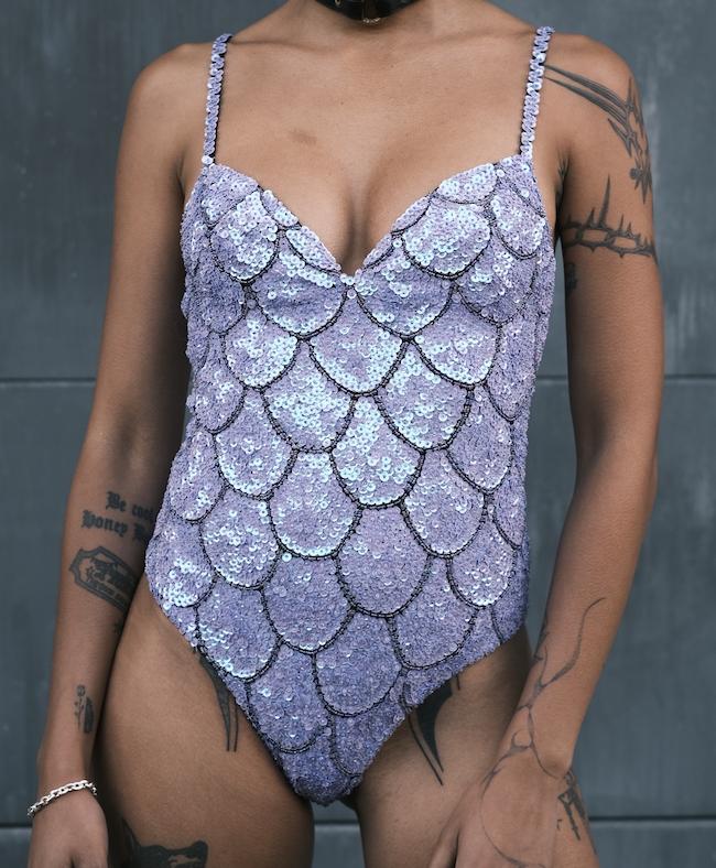 JWJP&CCYIQI Long Sleeve Sequin Bodysuit Glitter Sparkle One Piece Top with  Sheer Mesh Thong : : Clothing, Shoes & Accessories