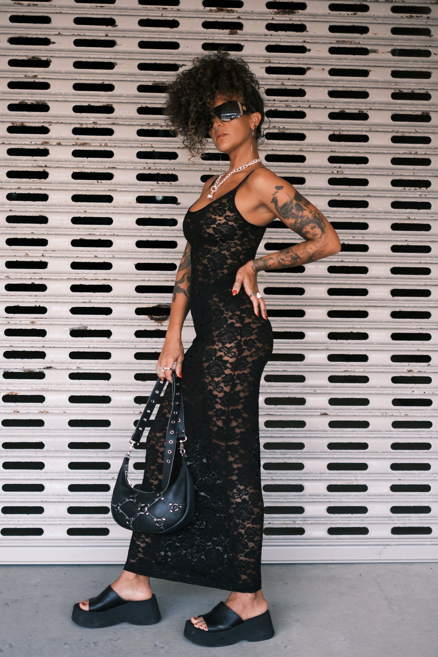 EVOLVE Lace Dress - Black