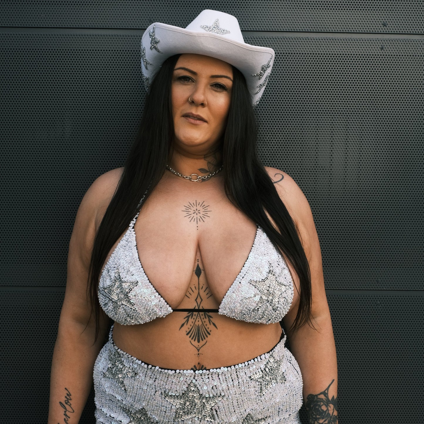 Cosmic Cowgirl Triangle Crop