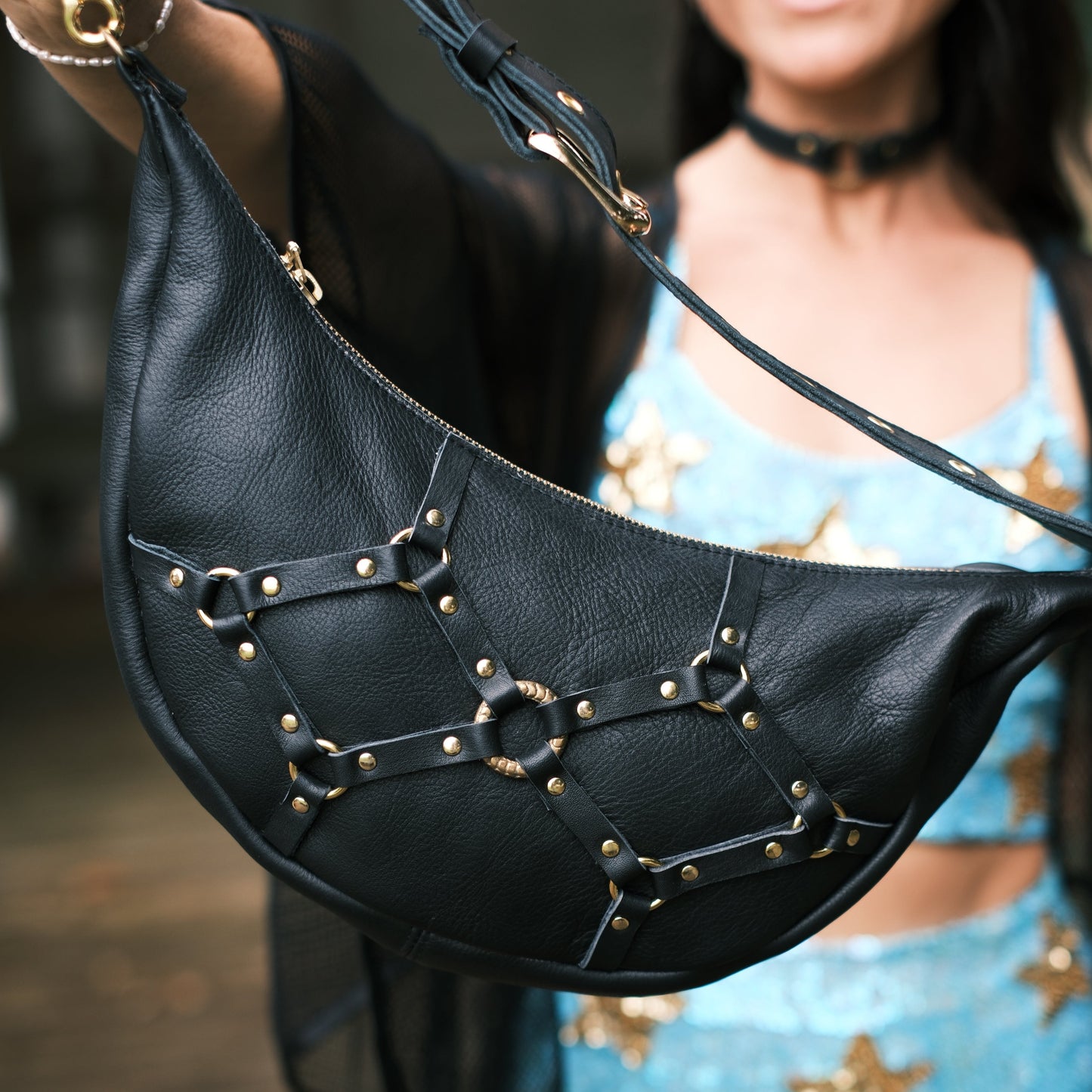Pre Order VIPER Cross Body Bag ~ Gold
