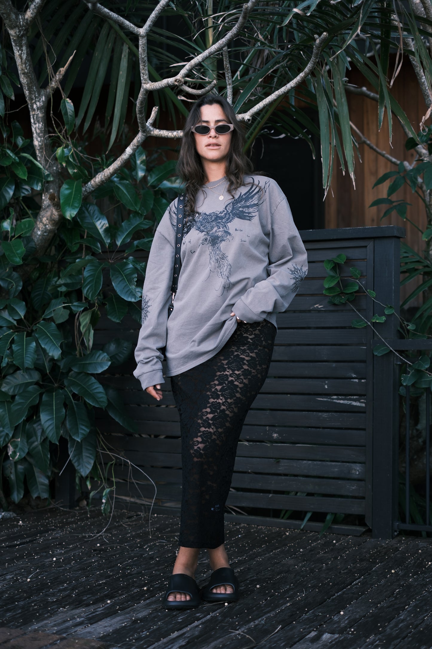 PRE ORDER Phoenix LS Tee - Faded Grey