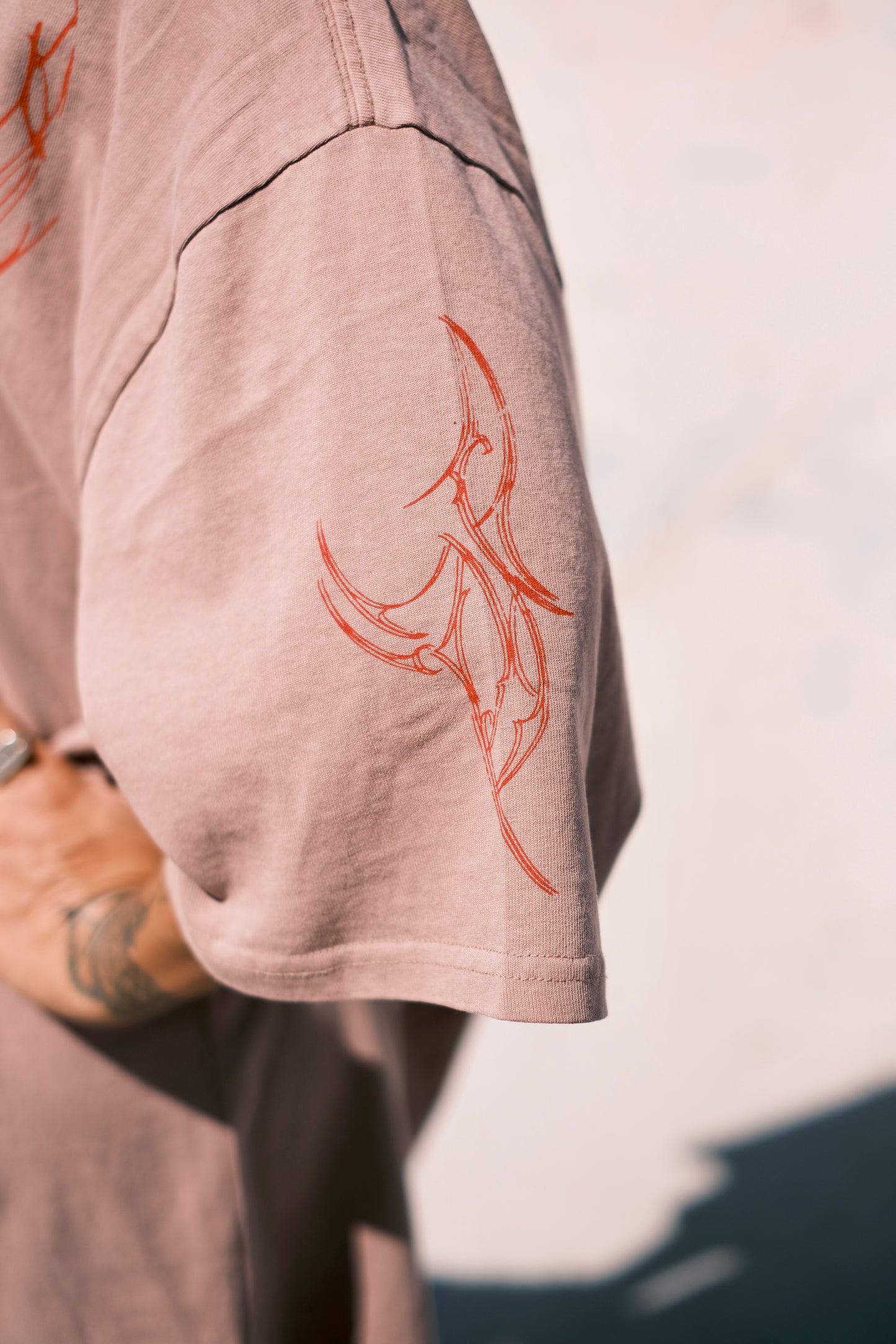 Phoenix Tee - Dusty Pink