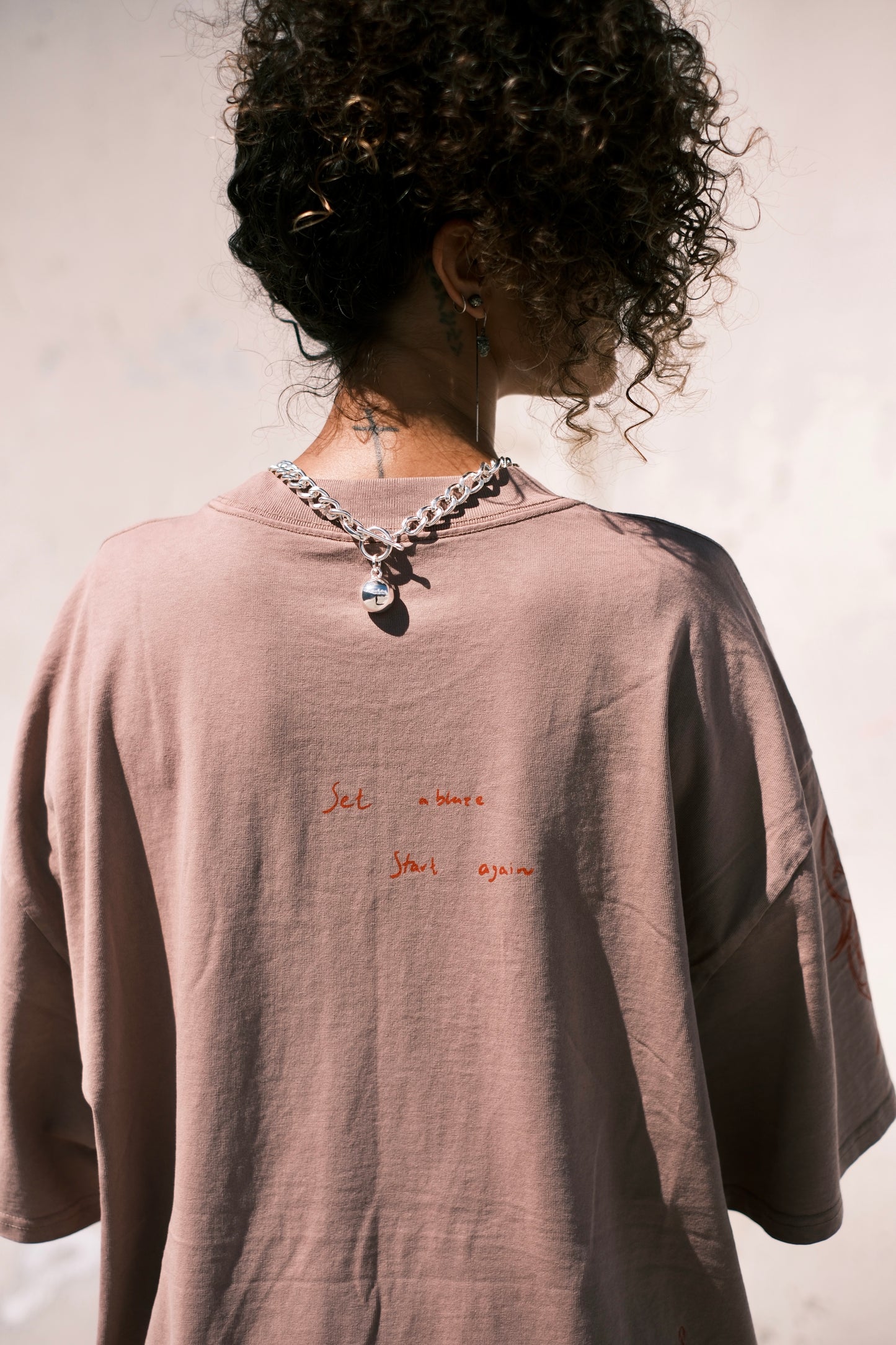 Phoenix Tee - Dusty Pink