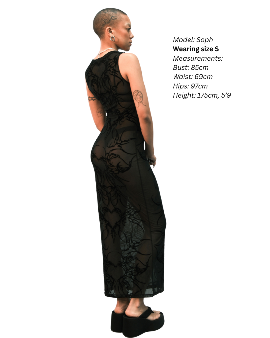 IGNITE Maxi Dress - Sheer