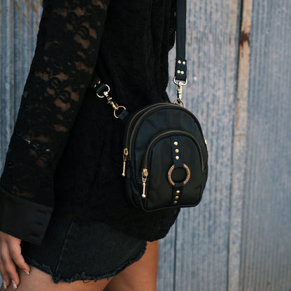 Fun Size Cross Body Bag ~ Gold