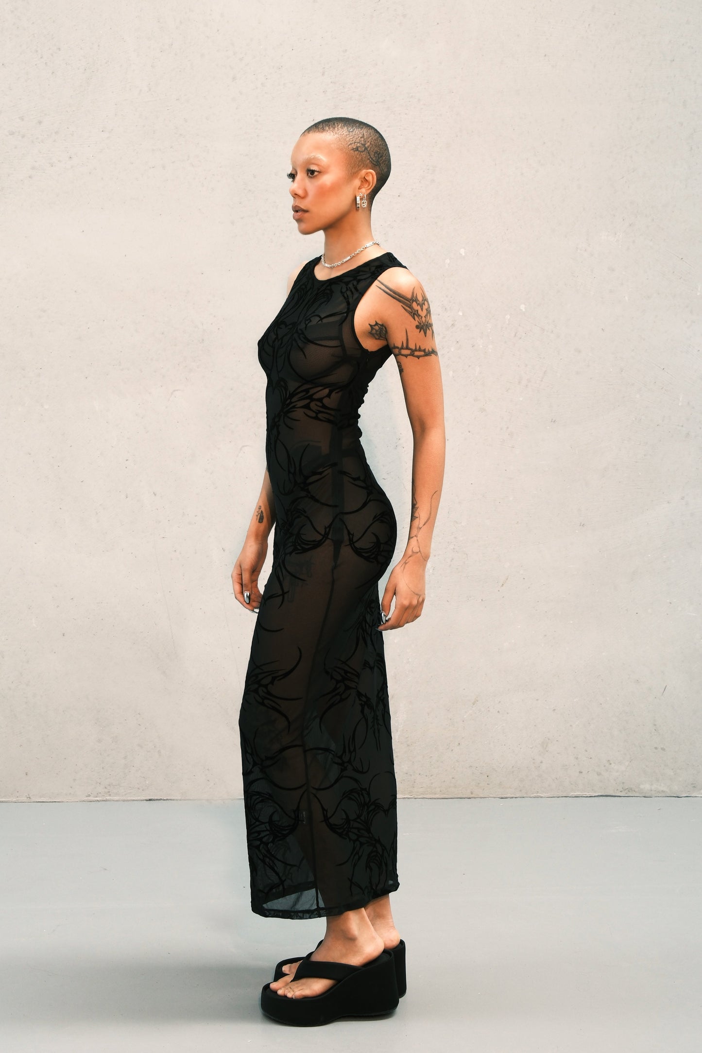 IGNITE Maxi Dress - Sheer