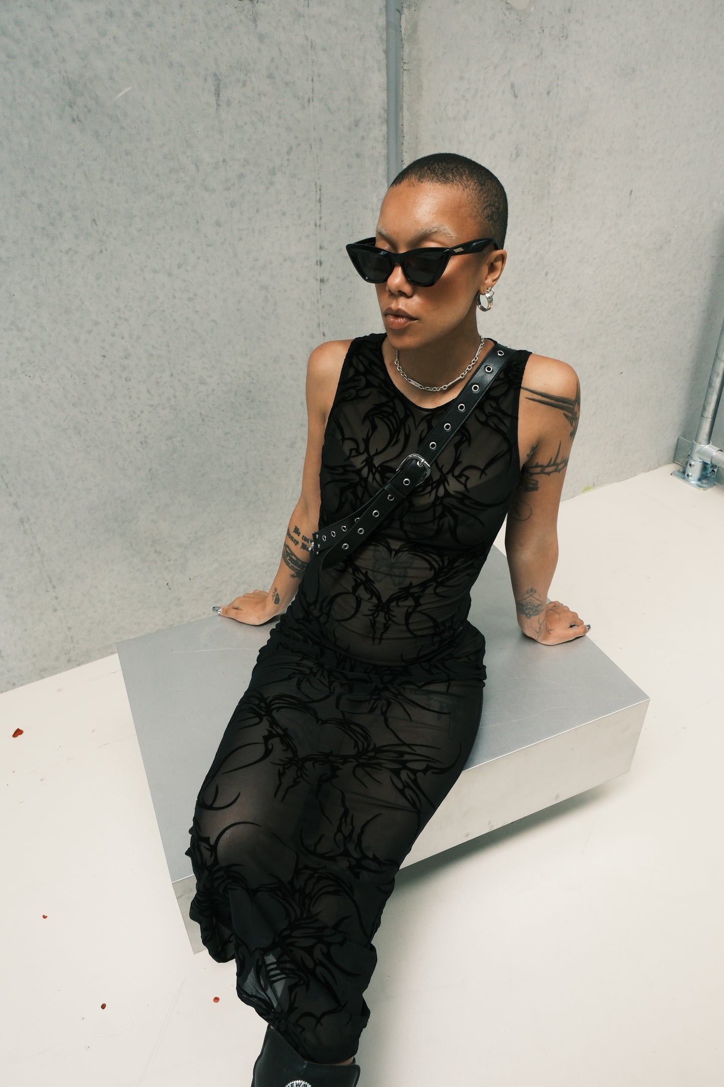 IGNITE Maxi Dress - Sheer