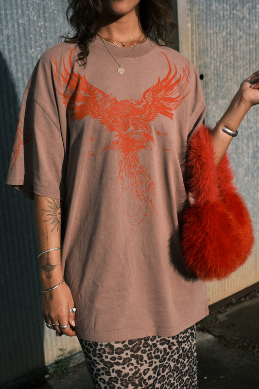 Phoenix Tee - Dusty Pink