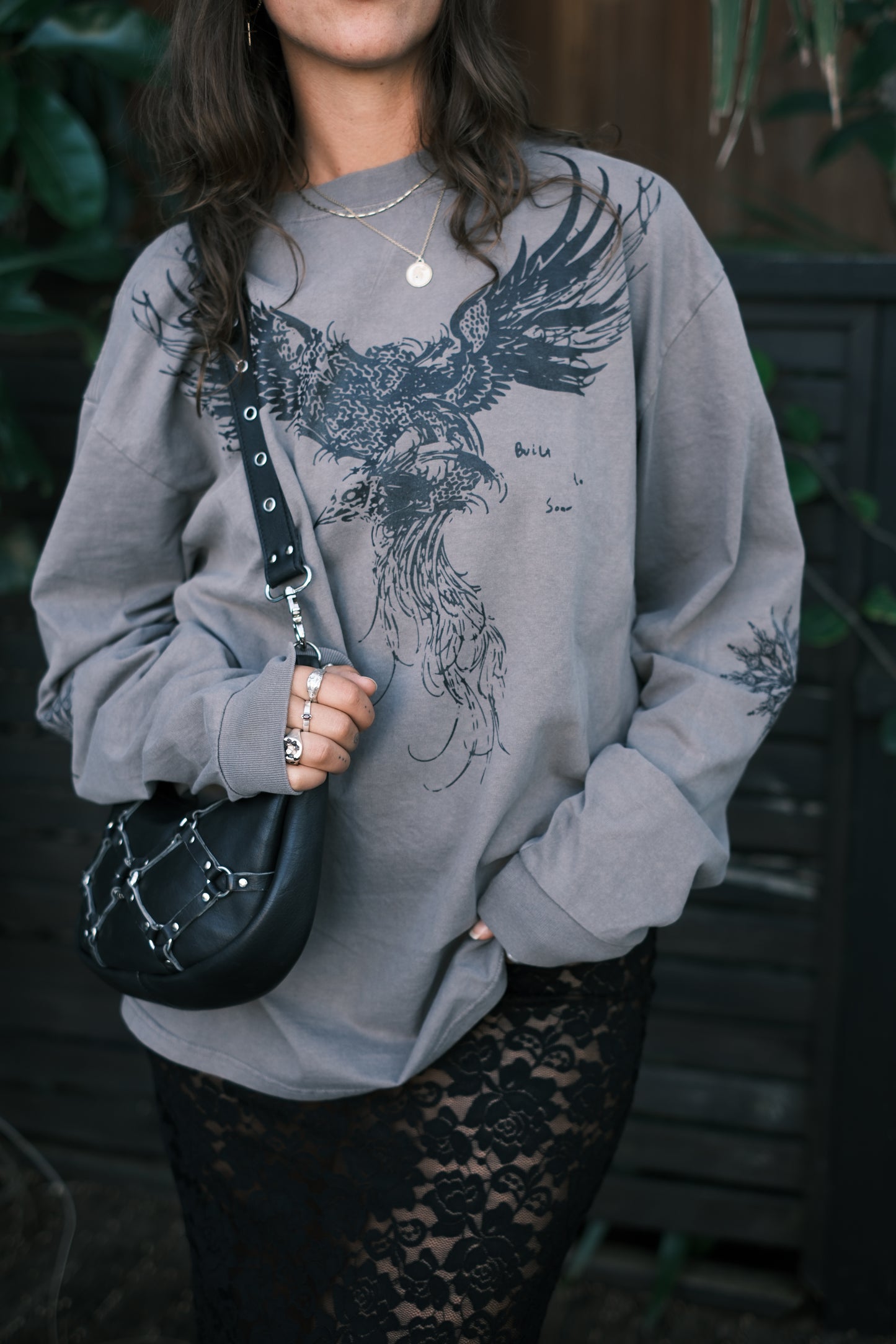 PRE ORDER Phoenix LS Tee - Faded Grey