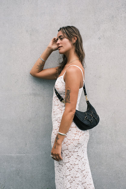 VIPER Cross Body Bag ~ Gold