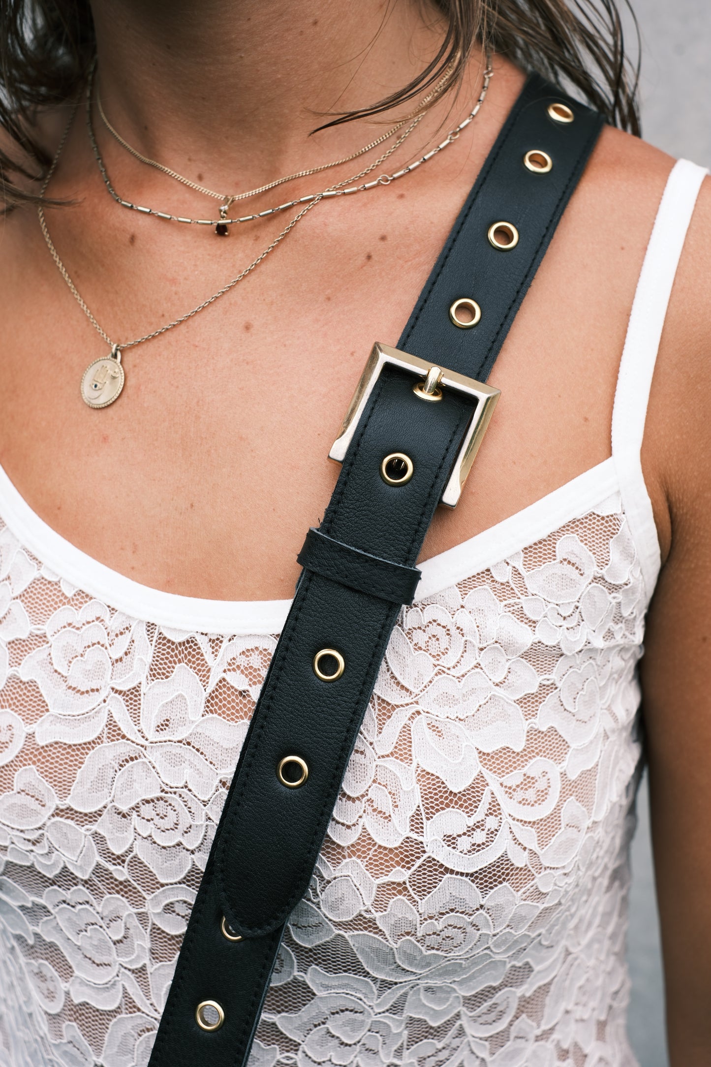 VIPER Cross Body Bag ~ Gold