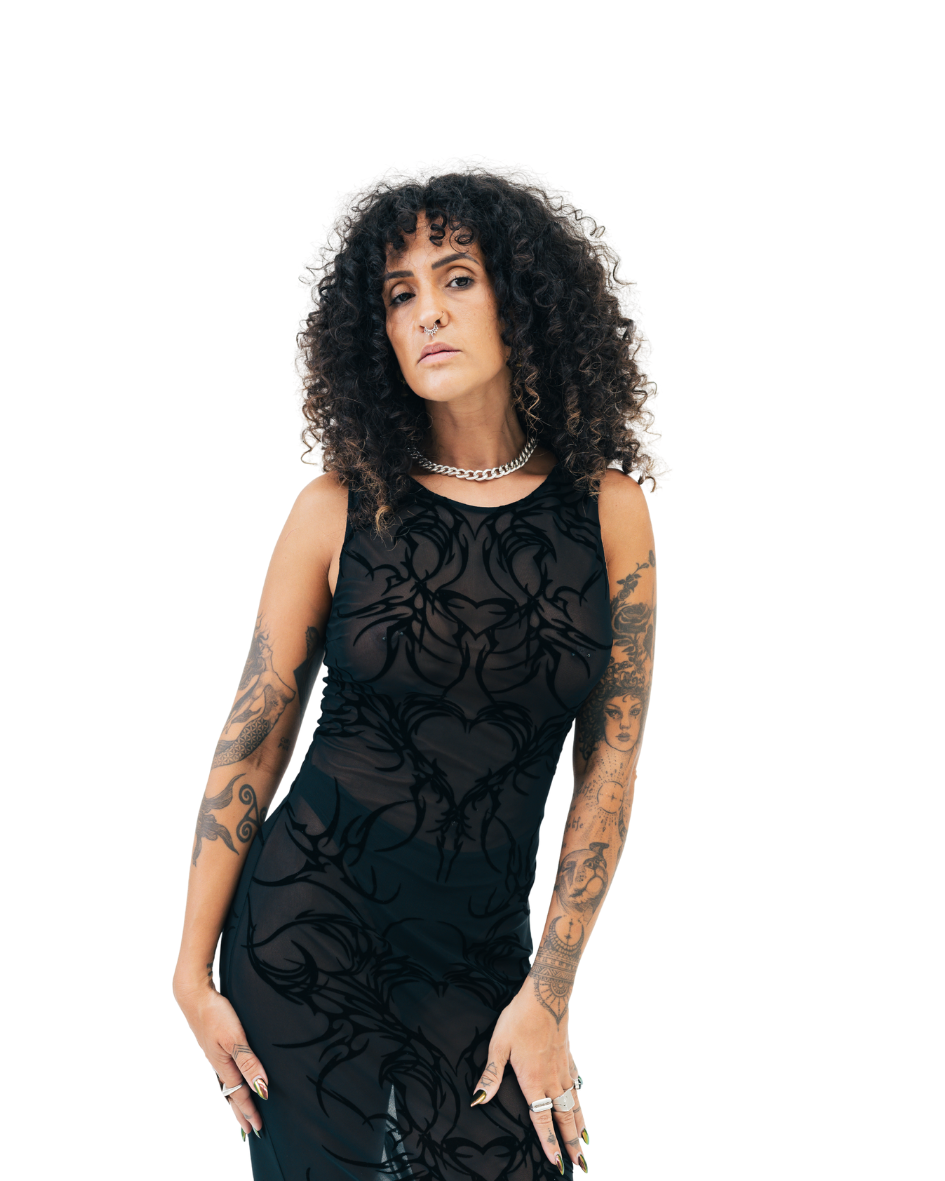 IGNITE Maxi Dress - Sheer
