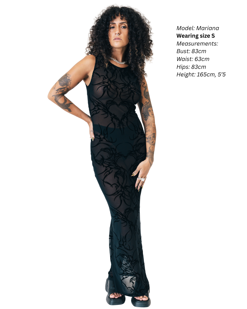 IGNITE Maxi Dress - Sheer