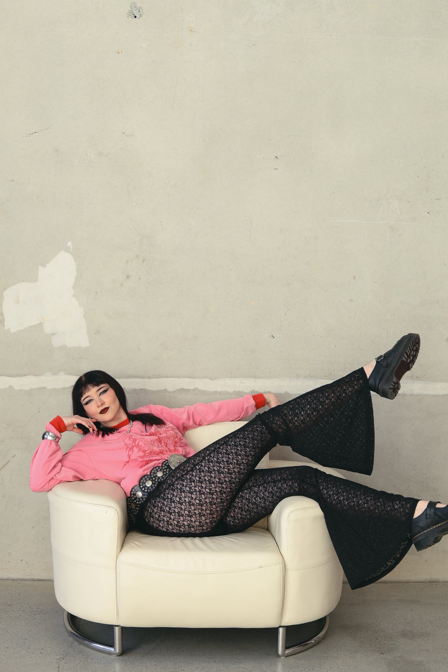 EVOLVE Lace Flares - Black