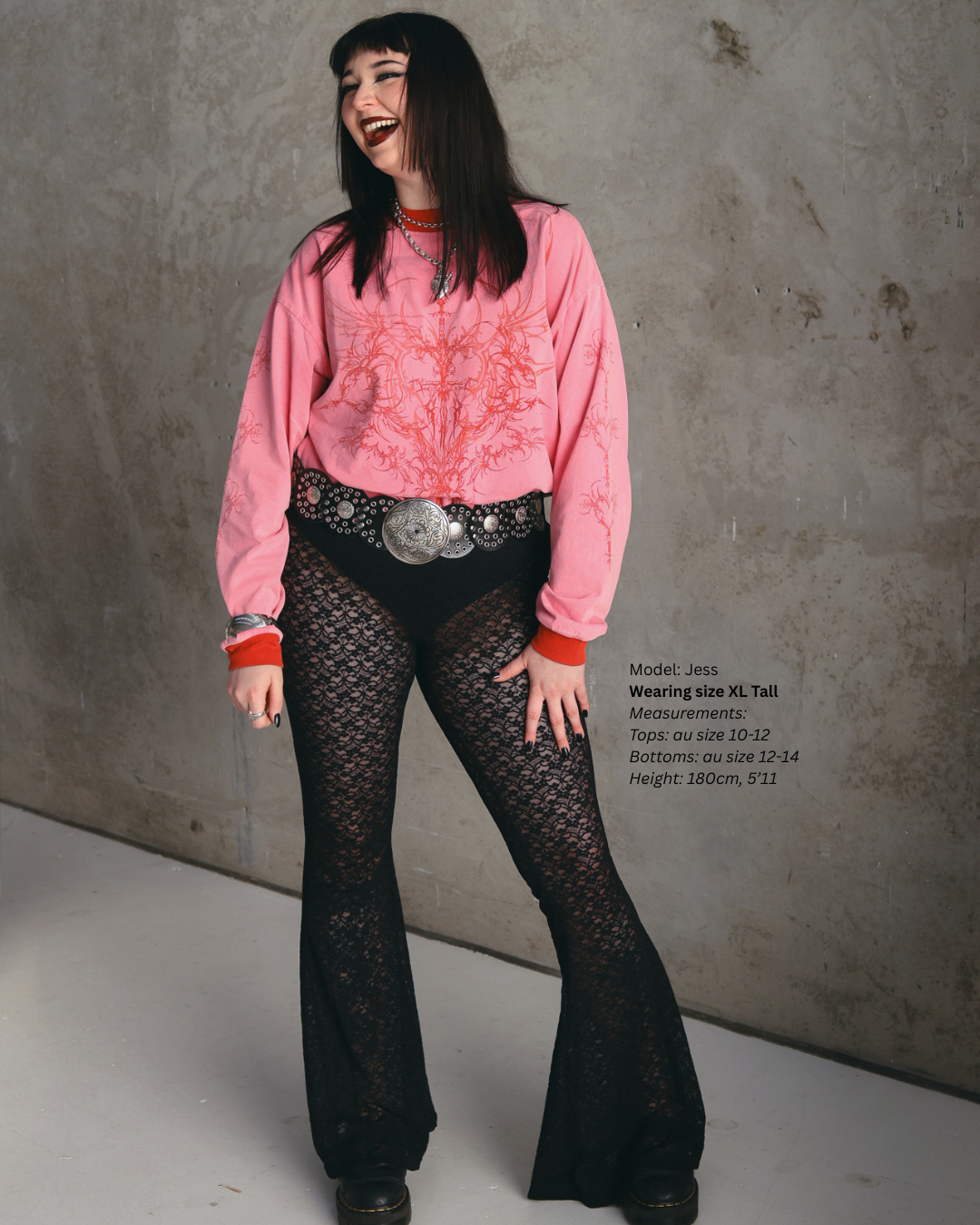 EVOLVE Lace Flares - Black