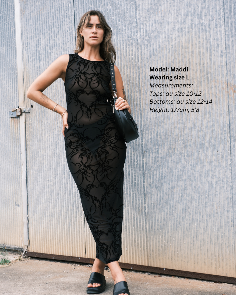 IGNITE Maxi Dress - Sheer