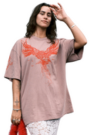 Phoenix Tee - Dusty Pink