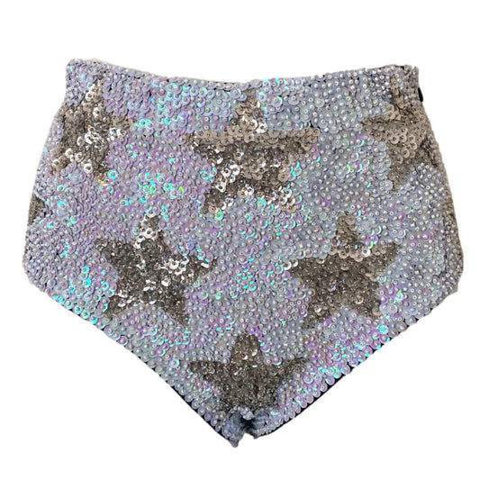 Be Wicked Sequin Booty Shorts (Hot Pink;Large)