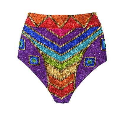 Raving Rainbow Hot Pant