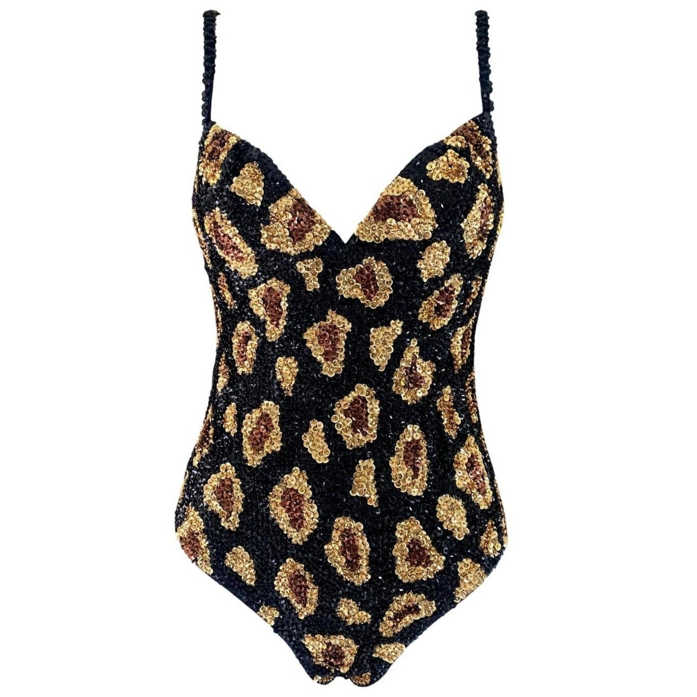 black, gold and brown sequin bodysuit festival one piece for festival outfits.