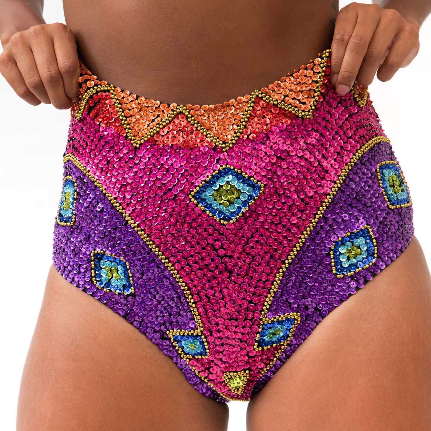 Raving Rainbow Hot Pant